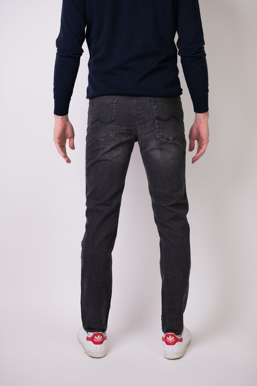 Jeans elasticizzato Grigio  Lavato